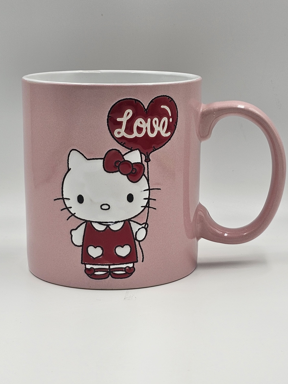 Hello Kitty Pink 'Love' Ceramic Coffee Mug -20 oz Sanrio